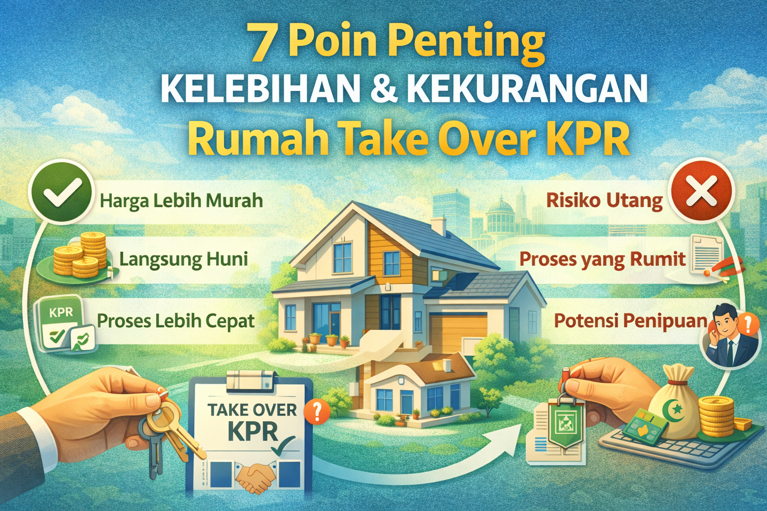 7 Poin Penting Kelebihan & Kekurangan Rumah Take Over KPR